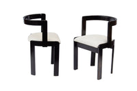 Pair of Gestural Dining Chairs by International Furniture Corp