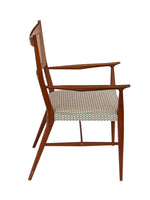 Paul McCobb for Calvin Walnut Dining Chairs with Caned Backs Directional , S/6