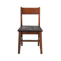 Vintage Child's Chair in Quarter Sawn Oak