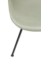 Herman Miller Eames Side Shell Chair in Seafoam Light on Black H Base