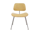 Herman Miller Eames DCM Chair Painted in Butter Yellow - Red Aniline Dye Finish beneath #2