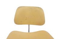 Herman Miller Eames DCM Chair Painted in Butter Yellow - Red Aniline Dye Finish beneath #2