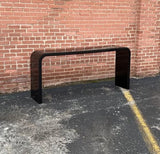 Waterfall Console Table in Black Laminate