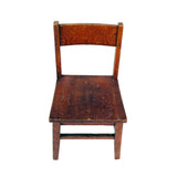 Vintage Child's Chair in Quarter Sawn Oak