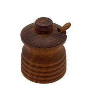 Lidded Salt Cellar in Solid Teak