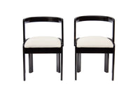 Pair of Gestural Dining Chairs by International Furniture Corp