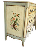 Pair of Handpainted French Provincial Chest Dressers by Ralph Widdicomb for John Widdicomb