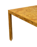 Burlwood Parsons Dining Table with 2 Leaves by Dunbar