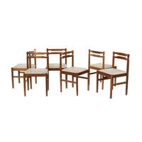 Scandinavian Dining Chairs, S/6