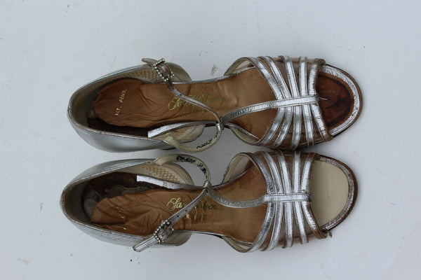 Saks Fifth Avenue Silver Shoes