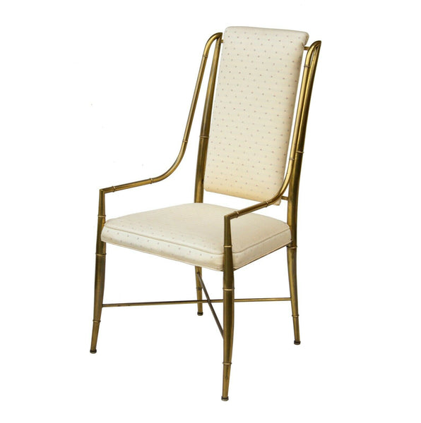 Brass Bamboo Side Chair