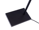 Matte Black Library Style Telescoping Floor Lamp