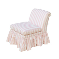 Striped Slipper Chair by Laura Ashley for Baker