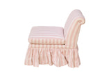 Striped Slipper Chair by Laura Ashley for Baker