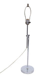 Adjustable Chrome Floor Lamp and Table Lamp Set