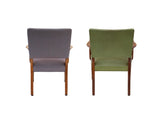Pair of Walnut Armchairs by Stow & Davis